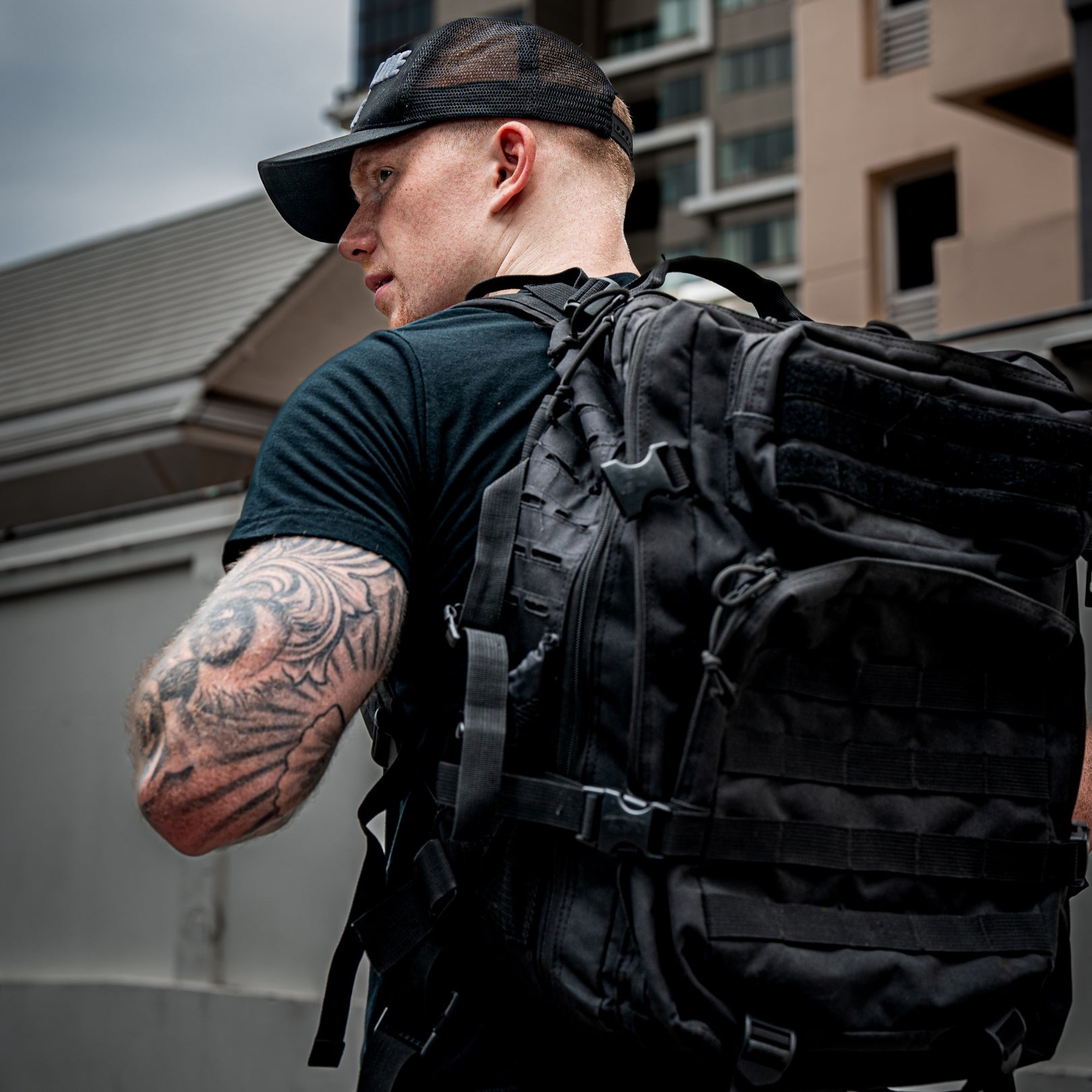 TACTICAL BACKPACK - BLACK