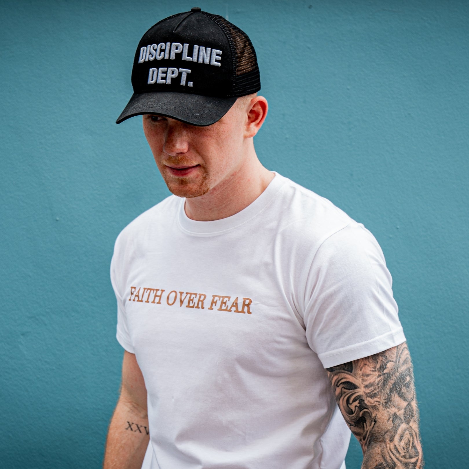 'FAITH OVER FEAR' TEE - WHITE