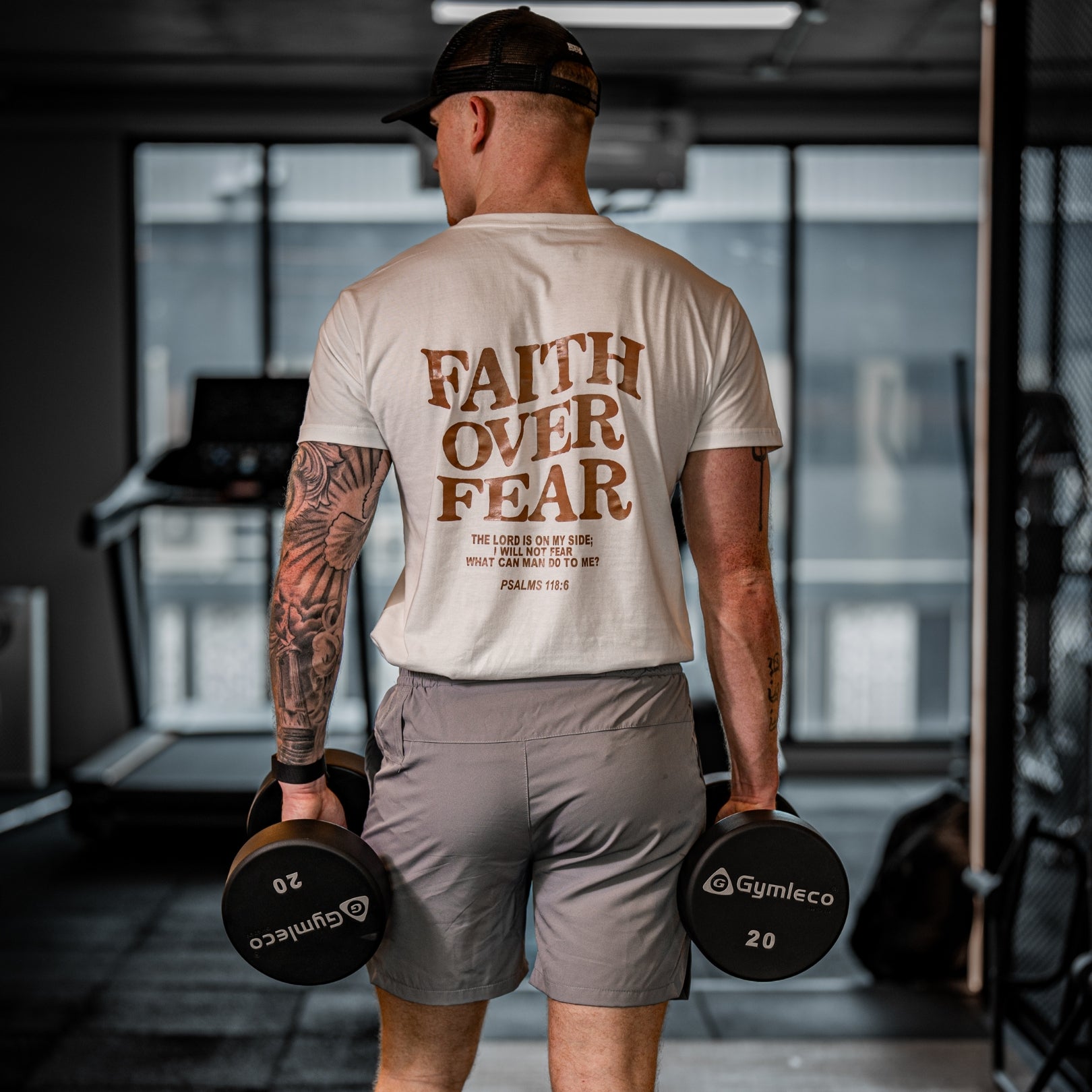 'FAITH OVER FEAR' TEE - WHITE