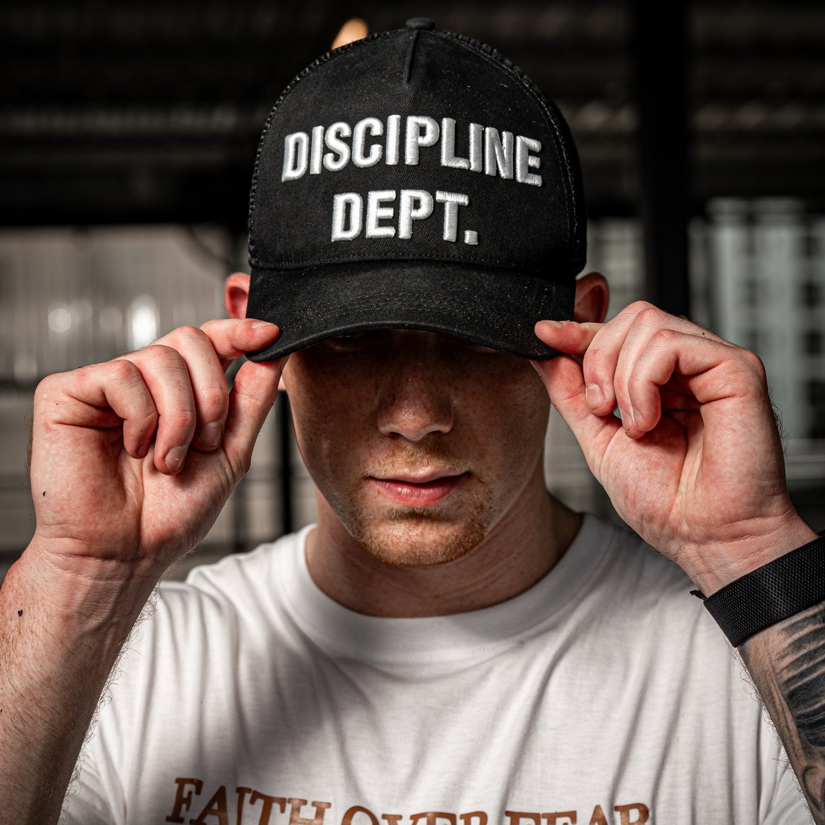 'DISCIPLINE DEPT.' CAP - BLACK